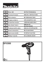 Preview for 1 page of Makita DF0300 Instruction Manual