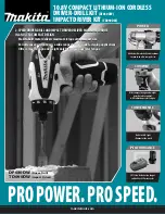 Preview for 1 page of Makita DF030DW Specifications