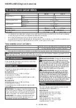 Preview for 33 page of Makita DF031D Instruction Manual