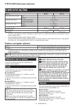 Preview for 47 page of Makita DF031D Instruction Manual