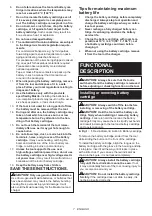 Preview for 7 page of Makita DF032D Instruction Manual