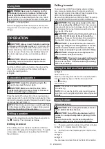 Preview for 10 page of Makita DF032D Instruction Manual