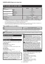 Preview for 36 page of Makita DF032D Instruction Manual