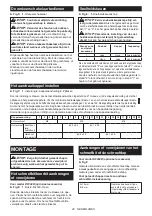 Preview for 40 page of Makita DF032D Instruction Manual