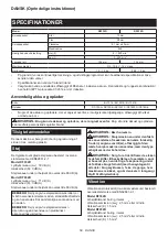 Preview for 58 page of Makita DF032D Instruction Manual