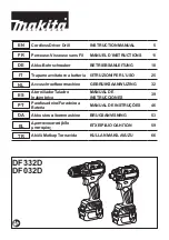 Preview for 1 page of Makita DF032DSAE Instruction Manual