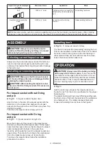 Preview for 8 page of Makita DF033DZ Instruction Manual