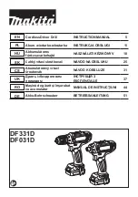 Предварительный просмотр 1 страницы Makita DF331D Instruction Manual