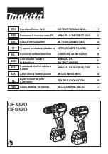 Preview for 1 page of Makita DF332D Instruction Manual
