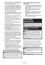 Предварительный просмотр 7 страницы Makita DF332D Instruction Manual