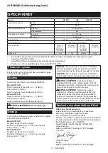 Preview for 17 page of Makita DF332DWYE Instruction Manual