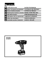 Preview for 1 page of Makita DF457D Instruction Manual