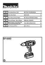 Preview for 1 page of Makita DF488D004 Instruction Manual