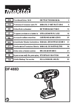Preview for 1 page of Makita DF488DWAE Instruction Manual