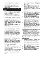 Предварительный просмотр 46 страницы Makita DFJ212A Instruction Manual