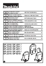 Preview for 1 page of Makita DFJ212ZM Instruction Manual