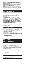 Preview for 11 page of Makita DFJ304 Instruction Manual