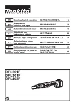 Makita DFL201F Instruction Manual предпросмотр