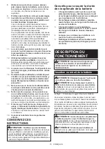 Предварительный просмотр 15 страницы Makita DFR452 Instruction Manual