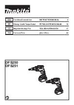 Makita DFS251RTE Instruction Manual preview