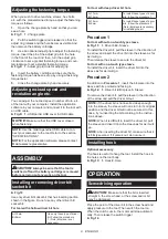 Preview for 9 page of Makita DFT046F Instruction Manual