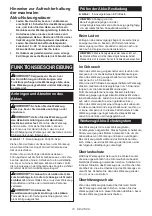 Preview for 18 page of Makita DFT085F Instruction Manual