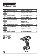 Makita DFT086F Instruction Manual preview