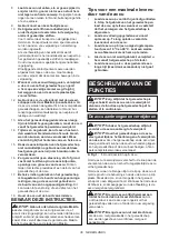 Предварительный просмотр 36 страницы Makita DFT086F Instruction Manual