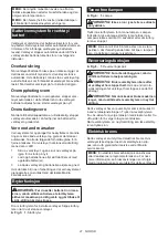 Предварительный просмотр 21 страницы Makita DFT087F Instruction Manual