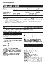 Preview for 54 page of Makita DFT087F Instruction Manual