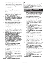 Предварительный просмотр 9 страницы Makita DGA406 Instruction Manual