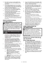 Предварительный просмотр 31 страницы Makita DGA406 Instruction Manual