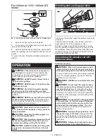 Предварительный просмотр 12 страницы Makita DGA458 Instruction Manual