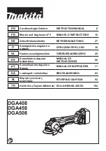 Preview for 1 page of Makita DGA458RTJ Instruction Manual