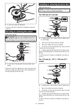 Preview for 15 page of Makita DGA461 Instruction Manual