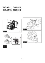 Предварительный просмотр 2 страницы Makita DGA464 Instruction Manual