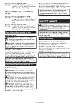 Preview for 14 page of Makita DGA506 Instruction Manual