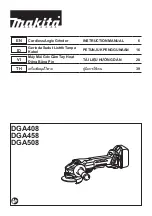 Preview for 1 page of Makita DGA508RFE Instruction Manual