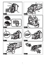 Предварительный просмотр 2 страницы Makita DGA512ZU Instruction Manual