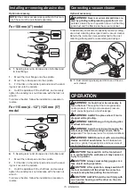 Предварительный просмотр 15 страницы Makita DGA518 Instruction Manual