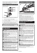 Предварительный просмотр 11 страницы Makita DGA900 Instruction Manual