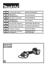 Makita DGA900ZX1 Instruction Manual preview