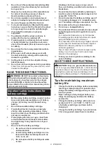 Предварительный просмотр 9 страницы Makita DGA900ZX1 Instruction Manual