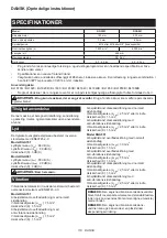 Preview for 118 page of Makita DGA901T2U2 Instruction Manual