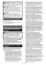 Preview for 119 page of Makita DGA901T2U2 Instruction Manual