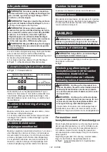 Preview for 124 page of Makita DGA901T2U2 Instruction Manual