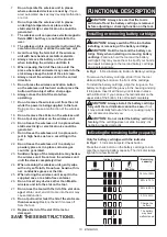 Предварительный просмотр 13 страницы Makita DGA901ZU Instruction Manual