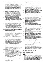 Предварительный просмотр 42 страницы Makita DGA901ZU Instruction Manual