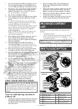 Preview for 5 page of Makita DHG181 Instruction Manual