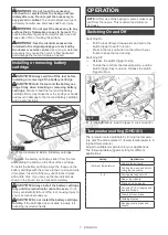 Предварительный просмотр 7 страницы Makita DHG181 Instruction Manual